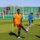 Justin Cuero, delantero de la sub-20 de Ecuador, se alista para su segundo encuentro del Mundial de Argentina.