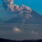 Fotografía de archivo del volcán Sangay.