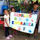 Varios de los menores que asistieron al taller dictado el 18 de mayo de 2023.