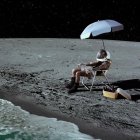 Portada del nuevo álbum de Rauw Alejandro, "Playa Saturno".