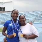 Kiara Rodríguez junto a su madre, Narcisa España, su principal motivación.
