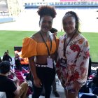 Neisi (d) junto a su hermana Angie Palacios, con quien incluso llegó a competir en algún momento. Hoy las dos buscan París 2024.