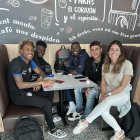 Los jugadores de Independiente del Valle fueron los primeros en viajar.