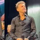 Luis Miguel en el instante en que llora por la ovación del público chileno.