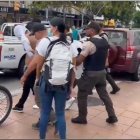 Hecho. El suceso se registró la mañana de este lunes 11 de septiembre.