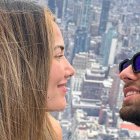 Alejandra Jaramillo con su novio