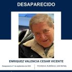 Búsqueda. La familia del hombre de 70 años lo busca desesperadamente.