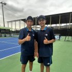 Bruno Cabezas y Josep Castellanos, de Guayas, campeones en dobles varones.