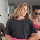 Daniel Sancho durante su trasladado a la carcel Koh Samui