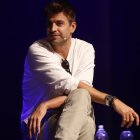 El exfutbolista Gerard Piqué durante su intervención en el foro "Sun & Tech Málaga", organizado por el diario "Sur", en Málaga.