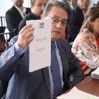 En marzo de 2023, en el proceso de Fiscalización de Ascensos de Generales de la Policía Nacional, Fernado Villavicencio habló de su informe "León de Troya".