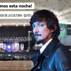 Escenario montado del concierto de León Larregui en Quito.