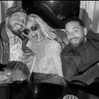J Balvin, Britney Spears y Maluma pasándola de lo lindo en el restaurante neoyorquino.
