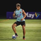 El mediocampista tuvo minutos en el empate ante Uruguay.