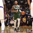 Milwaukee le ganó a los Lakers por 108-97.