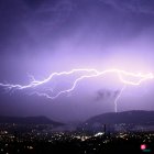 Este domingo 22 de octubre de 2023, se registró una tormenta eléctrica acompañada de una fuerte lluvia.