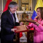 Por los 25 años de la paz entre ambos países, Lasso y Boluarte recientemente se reunieron en Perú.