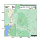 Un sismo de magnitud 3.4 sacudió la región de Tungurahua, Ecuador, el 7 de noviembre a las 03:56.
