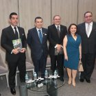 Melvin Hoyos, Raúl Ledesma, Carlos, Enrique y Pilar Estarellas Velásquez y Frank Hunter.