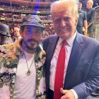 Chito Vera junto a Donald Trump en el UFC 295