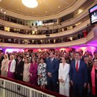 Los ministros designados de Noboa lo acompañaron a la entrega de credenciales.