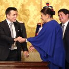 Mónica Palencia fue nombrada ministra de Gobierno y ministra encargada del Interior.