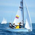 El equipo tuvo que soportar vientos de hasta 20 nudos en las costas de Cartagena.