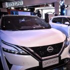 Nissan con su stand en el Auto Show de Cuenca hace poco días.