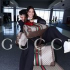 la pareja se convirtió en imagen de la firma italiana.