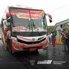 Obra. Buses interprovinciales son los que más usan este paso sobre el río.