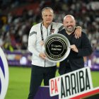 Miguel Ángel Loor, presidente de LigaPro reconoce la gestión que ha hecho Esteban Paz  en LDU