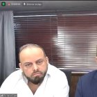 Jordán junto a su abogado Richard Díaz en los Estados Unidos.