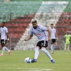 Cristhian Noboa jugó en el partido amistoso de pretemporada que Emelec igualó 1-1 ante Delfín, en Portoviejo, este domingo 4 de febrero.