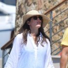 Carlota con su todavía esposo.