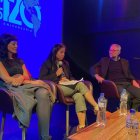 Trabajo. Vivian Rodríguez (centro), en foro ante representantes de la Organización Panamericana de la Salud.