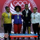 Angie Palacios se quedó con el título absoluto de la categoría 71 kilogramos.