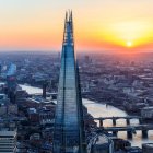 Desde el edificio Shard se puede tener una vista panorámica de Londres