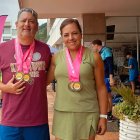 Tenistas ganadores en el Club Terravalle de la capital.