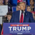 El expresidente estadounidense Donald Trump en elecciones.