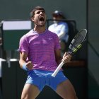 El español festejó a todo pulmón la victoria ante Fábián Marozsán, quien lo venció en 2023 y sigue en camino a revalidar el título de Indian Wells.