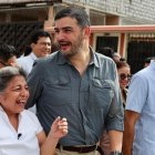 El alcalde Aquiles Álvarez durante un recorrido por la ciudad.