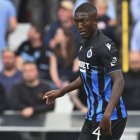 El defensor tricolor jugó todo el partido en la goleada del Brujas