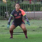 La venezolana Maleike Pacheco es la arquera de Barcelona.