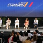 "El nuevo Ecuador" es una de las frases usadas por Daniel Noboa.