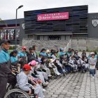Los niños tuvieron su acercamiento al deporte con Independiente.