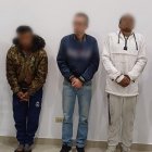 Los aprehendidos son un ciudadano ecuatoriano y dos de nacionalidad colombiana.