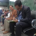 Los postulantes se presentaron este 29 de junio para someterse a una entrevista psicológica.