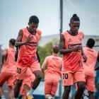 El plantel principal de Guayaquil CIty en su jornada de entrenamiento