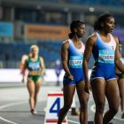 Las velocistas Anahí Suárez (i) y Ángela Tenorio (d) competirán en París 2024.