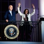 Fotografía de archivo del presidente de Estados Unidos, Joe Biden, junto a la vicepresidenta, Kamala Harris.